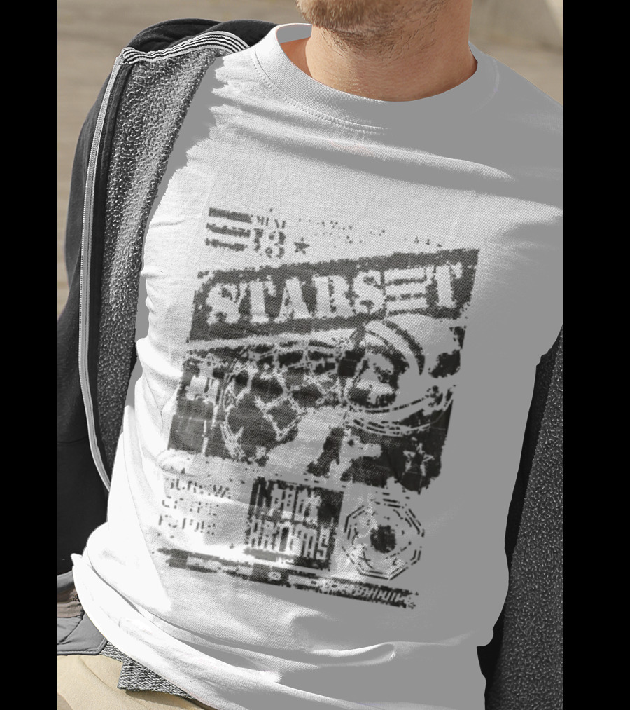 Starset Prox Rations Survival Of The Future Ration Элрево Сгетые Pectodoc Eleven Hour 13 T-Shirt