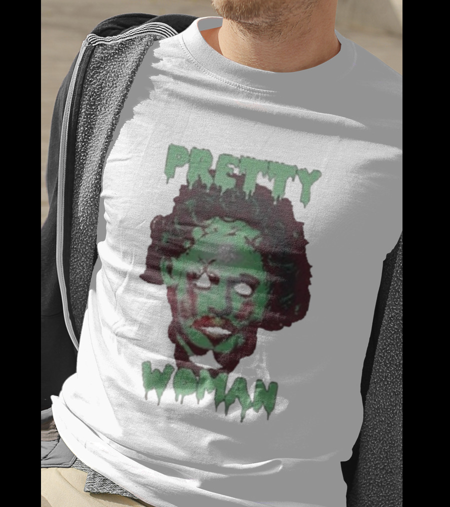 Pretty Woman Texas Chainsaw Massacre Horror Mask T-Shirt