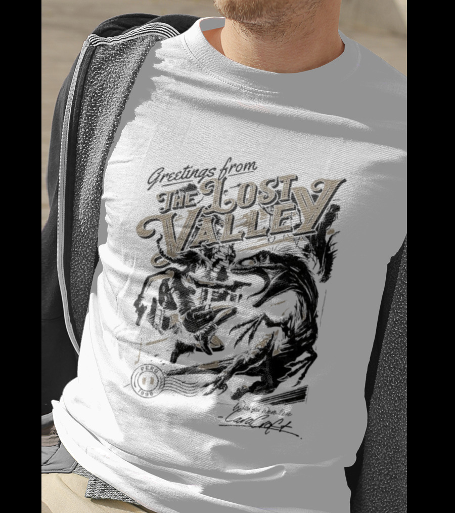 Greetings From The Lost Valley Tomb Raider Dinosaur Adventure T-Shirt