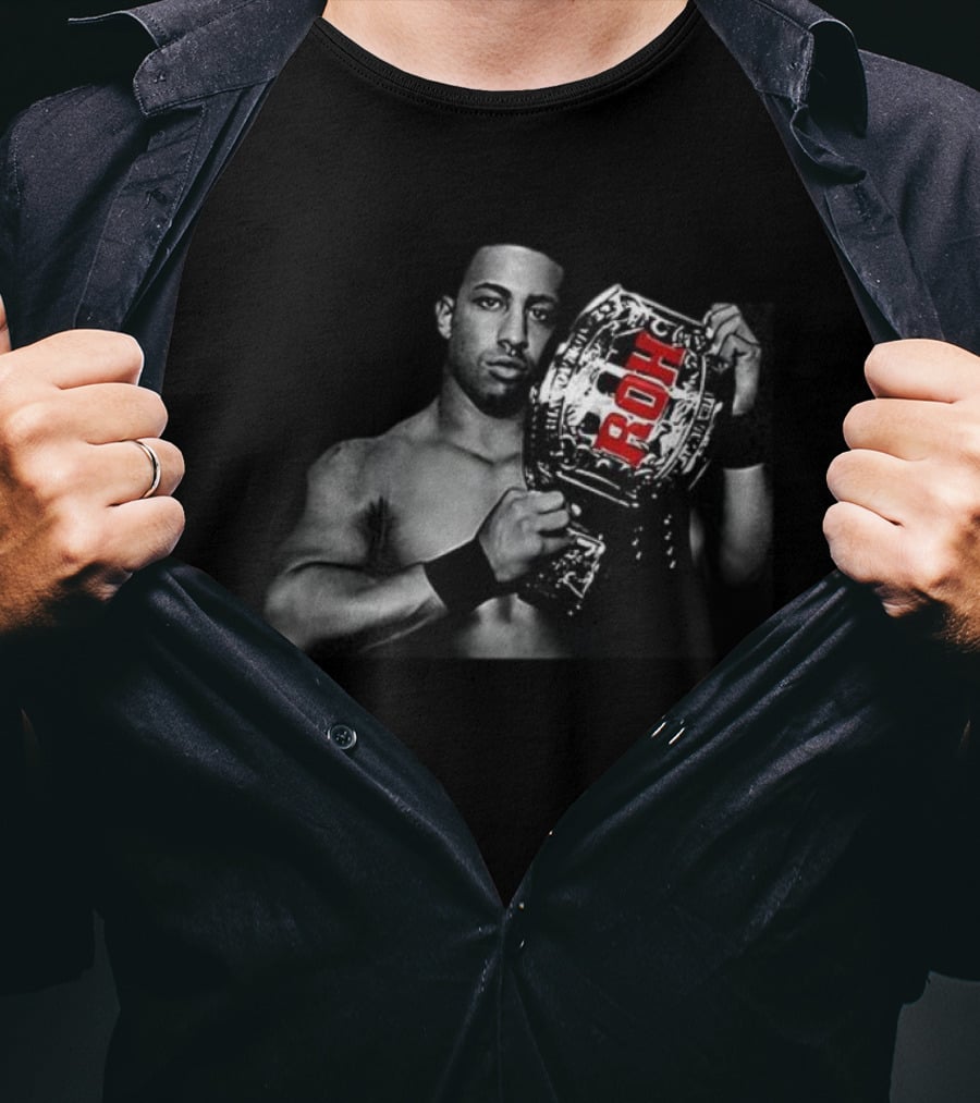ROH Championship Eddie Kingston Design T-Shirt