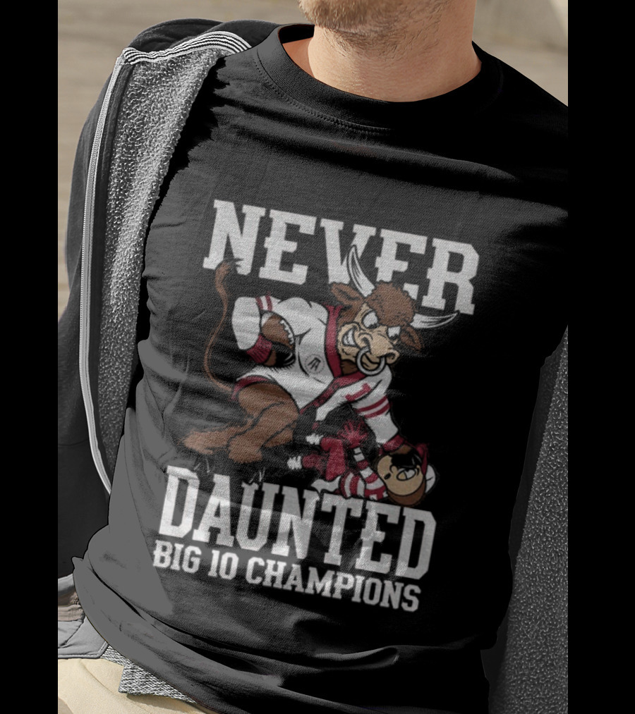 Never Daunted Indiana Hoosiers Big 10 Champions Victory Over Ohio State T-Shirt