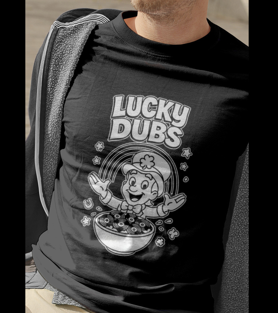 Lucky Dubs Cereal Bowl Rainbow Fun Toddler Character T-Shirt