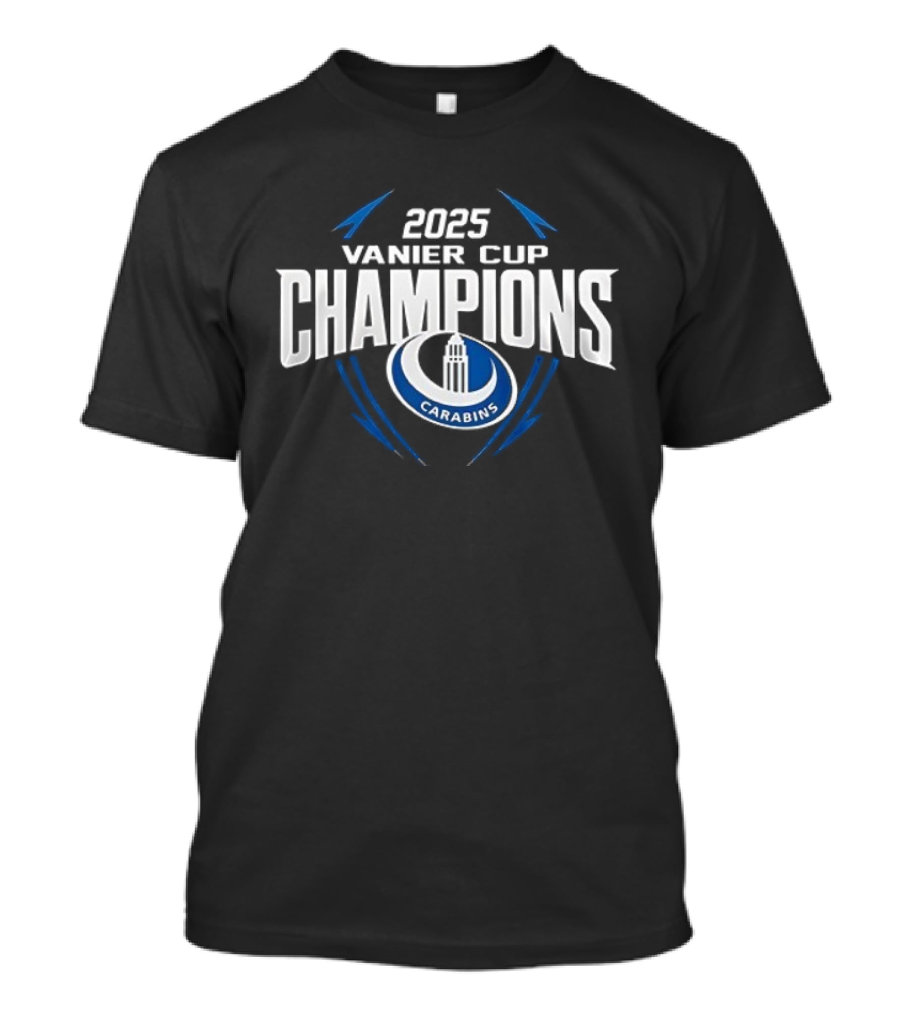 2025 Montreal Carabins Vanier Cup Champions T-Shirt