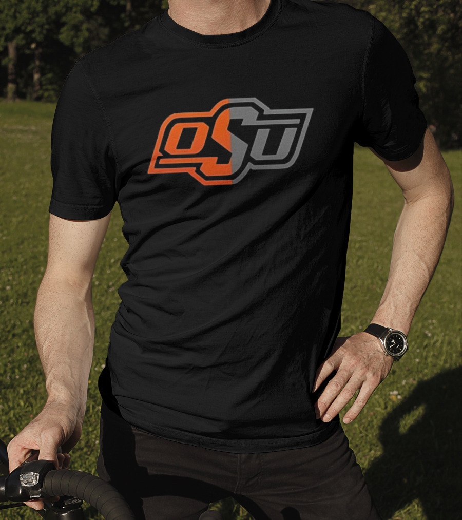 Oklahoma State Cowboys OSU Back In Black Orange Gray T-Shirt