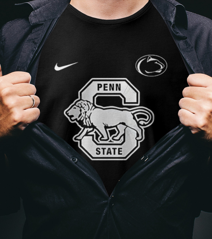 Penn State Nittany Lions Nike Vintage Lion Graphic Icon T-Shirt