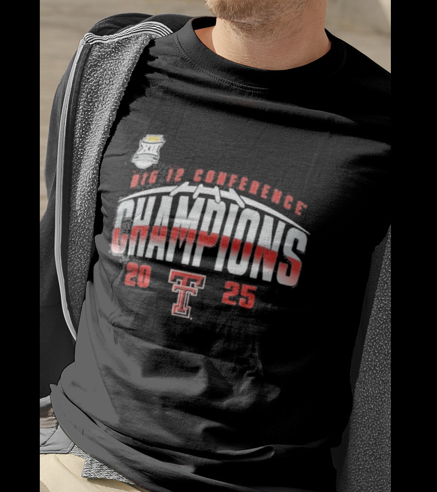 Texas Tech Red Raiders Big 12 Conference Champions 2025 T-Shirt