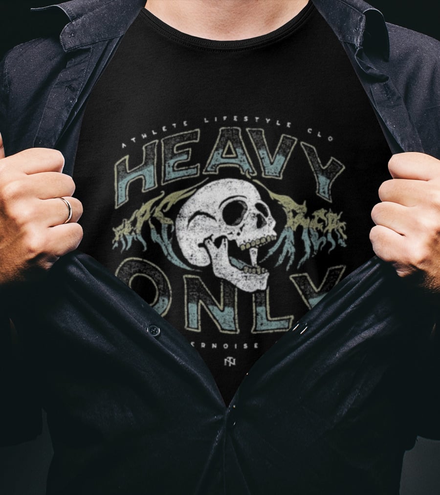 Thundernoise Heavy Lifting Skull Reps Only T-Shirt