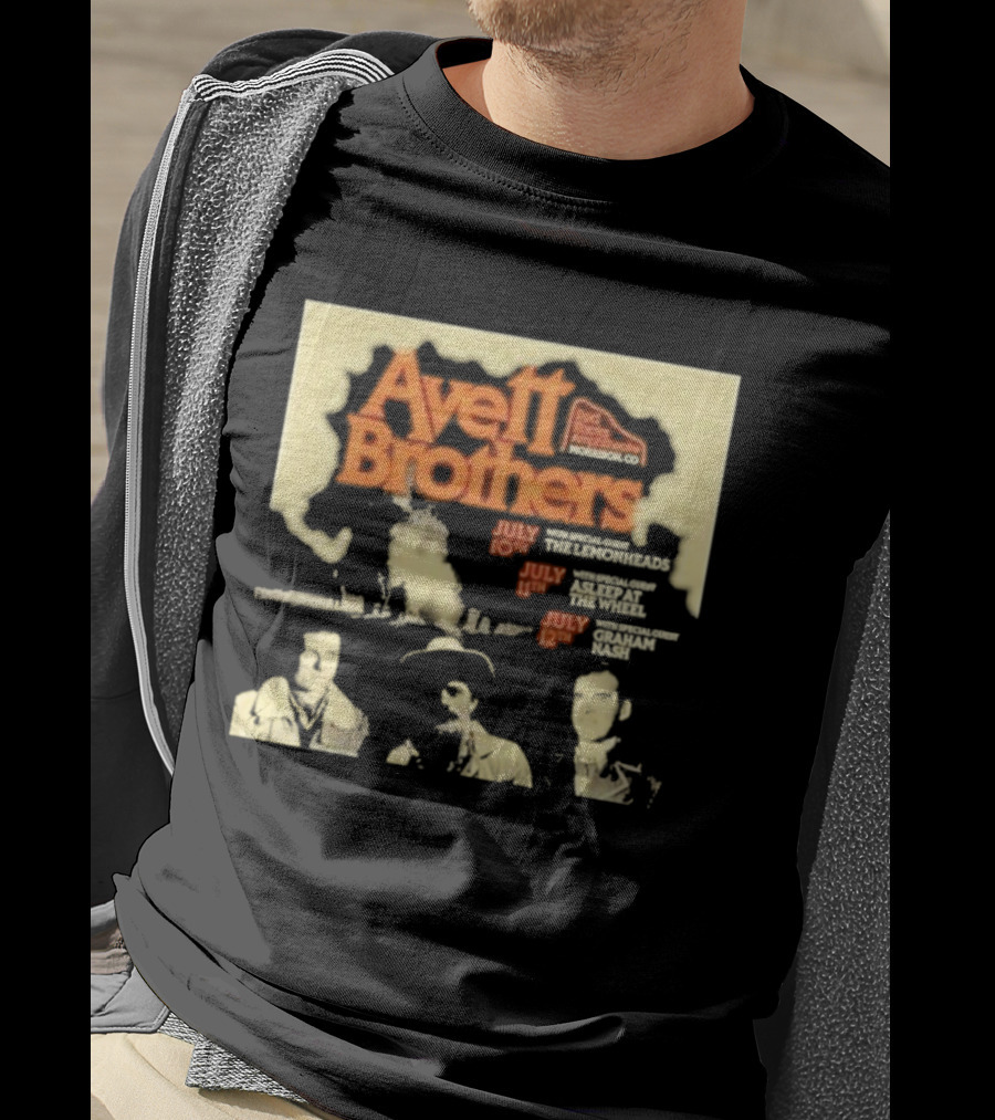 Avett Brothers Red Rocks Amphitheatre Morrison CO July 10-12 2026 Concert Dates T-Shirt