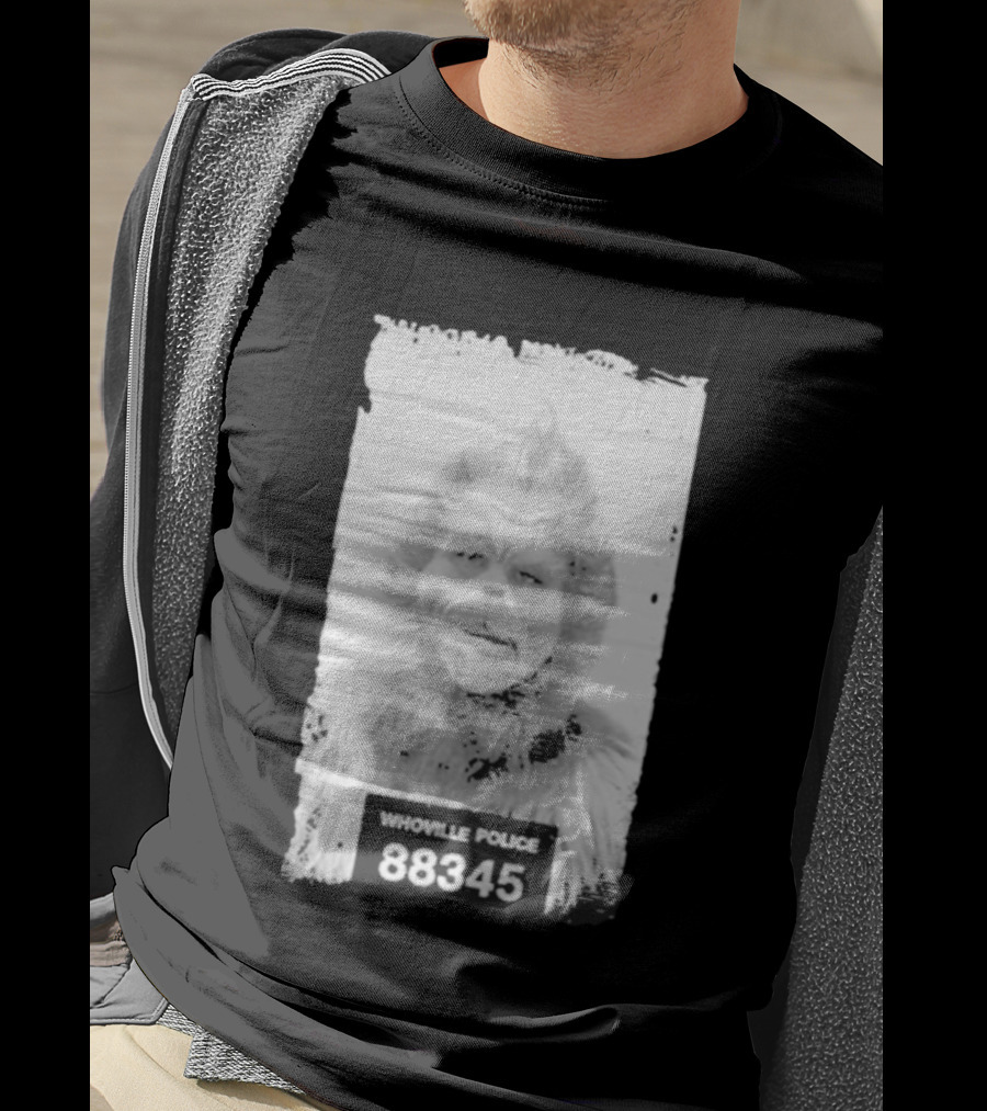 Whoville Police 88345 Shot Grinch Christmas Character T-Shirt