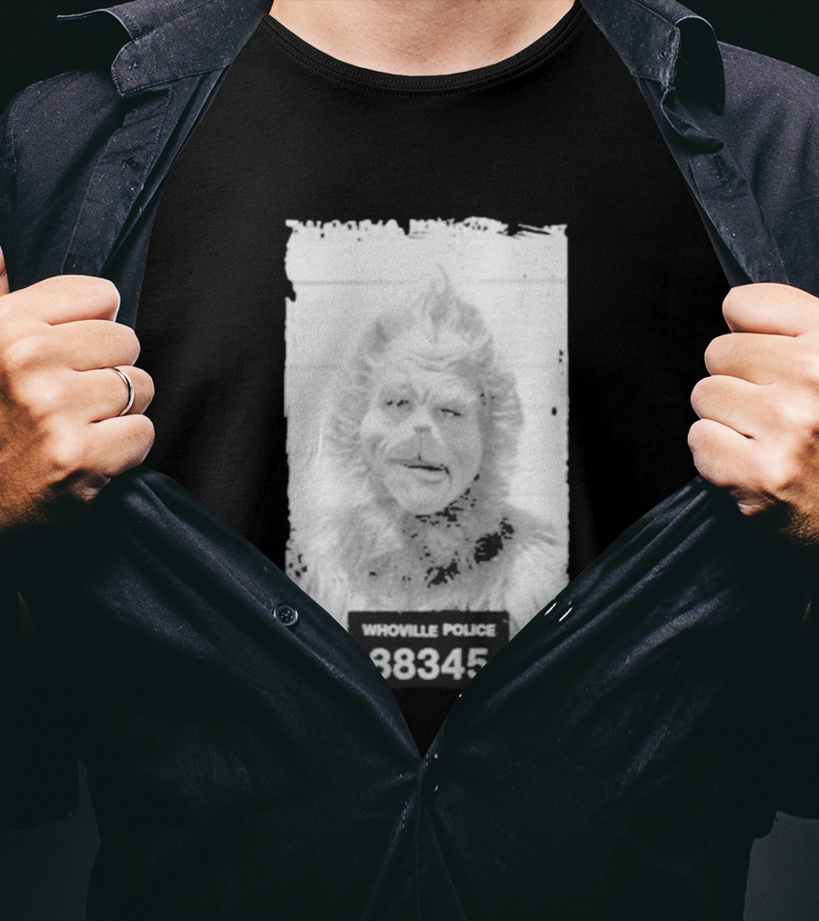 Whoville Police 88345 Shot Grinch Christmas Character T-Shirt