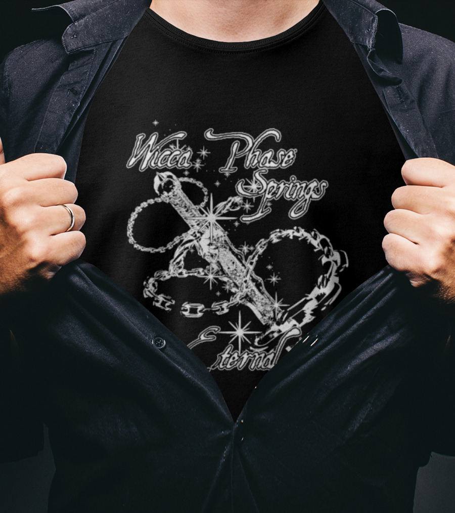 Wicca Phase Springs Eternal Soul Weapon Chain Sword Stars T-Shirt