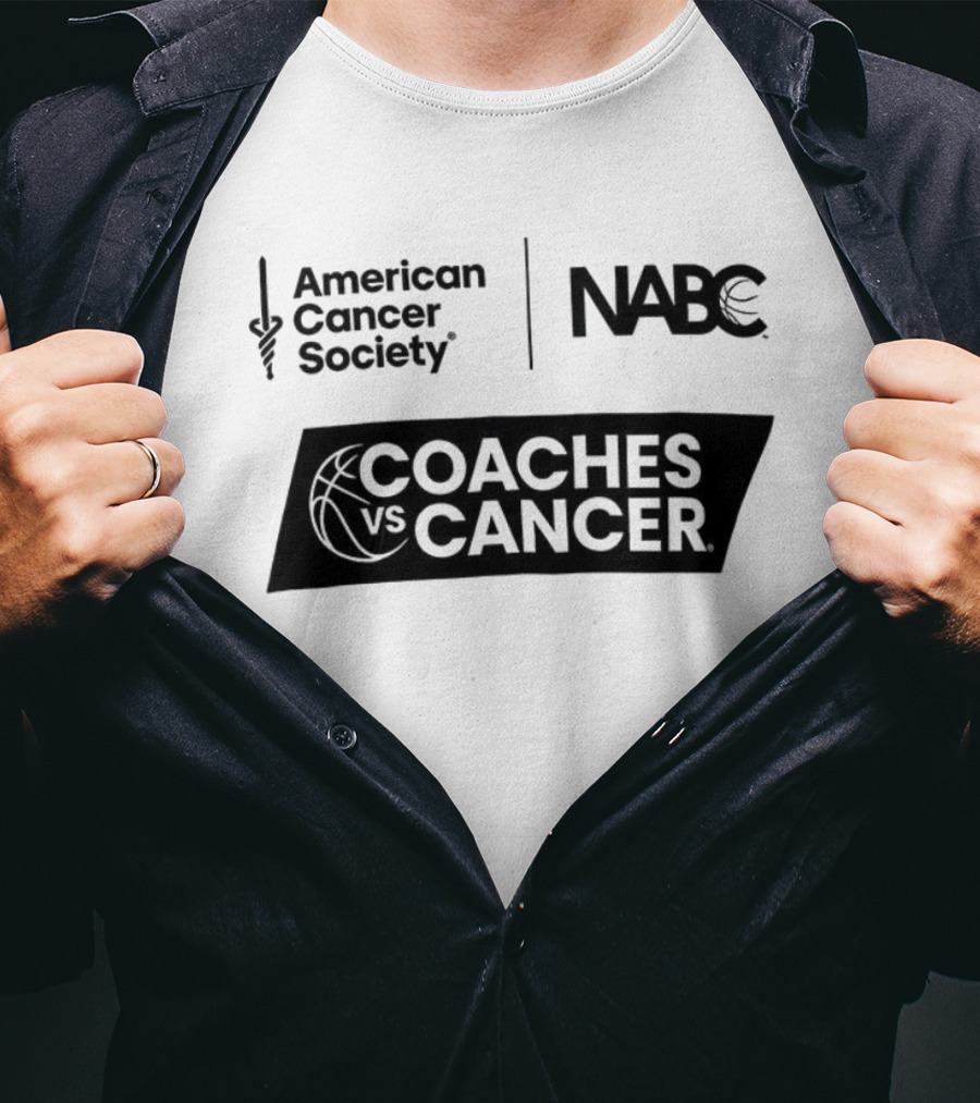 American Cancer Society Coaches Vs Cancer NABC Collaboration T-Shirt