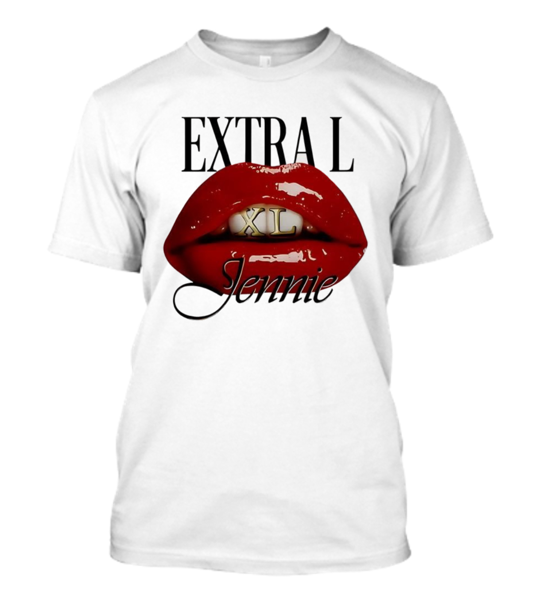 Extral XL Jennie Lips Music Lover T-Shirt