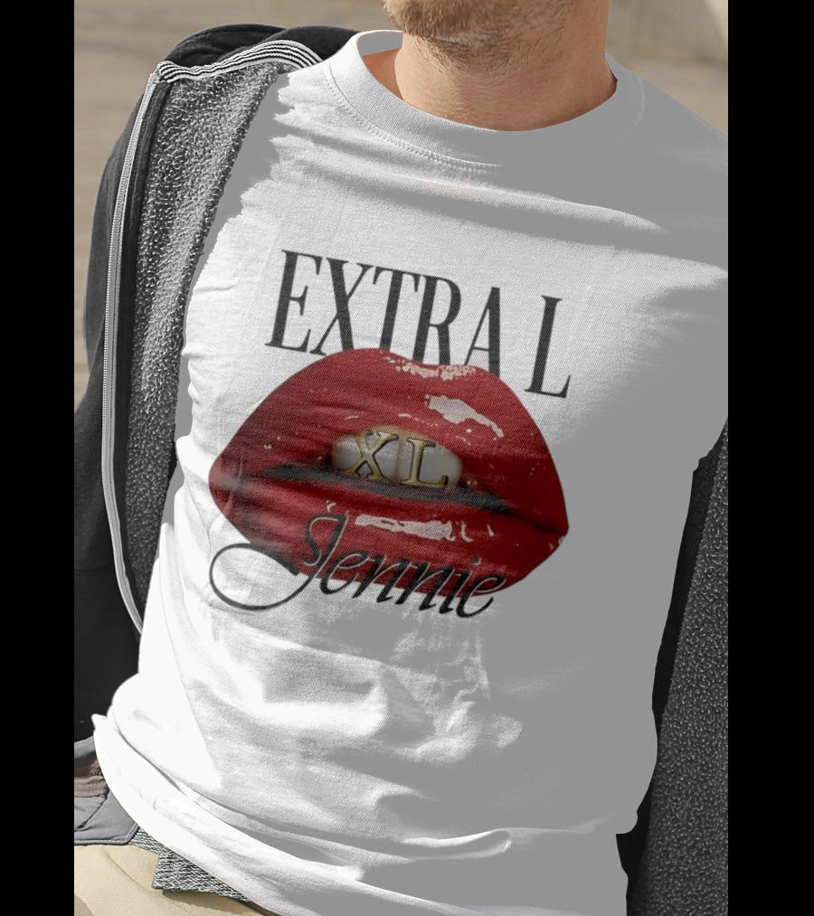 Extral XL Jennie Lips Music Lover T-Shirt