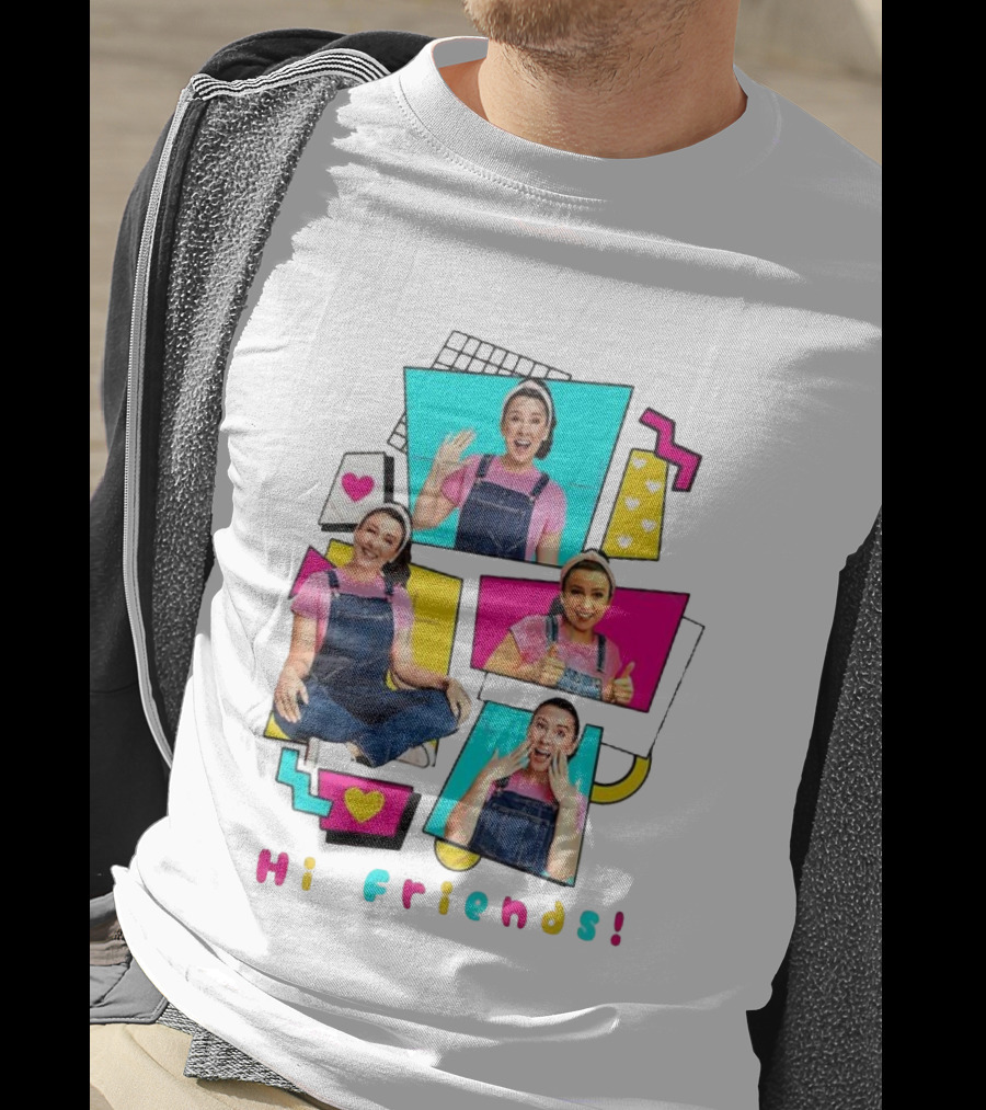 Hi Friends Ms. Rachel 80’s Vibe Retro Style T-Shirt