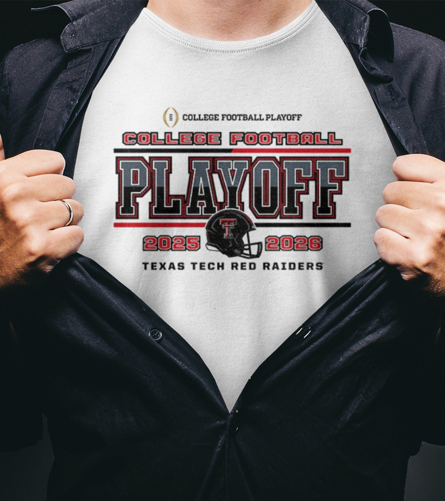 Texas Tech Red Raiders College Football Playoff 2025 2026 Champions T-Shirt