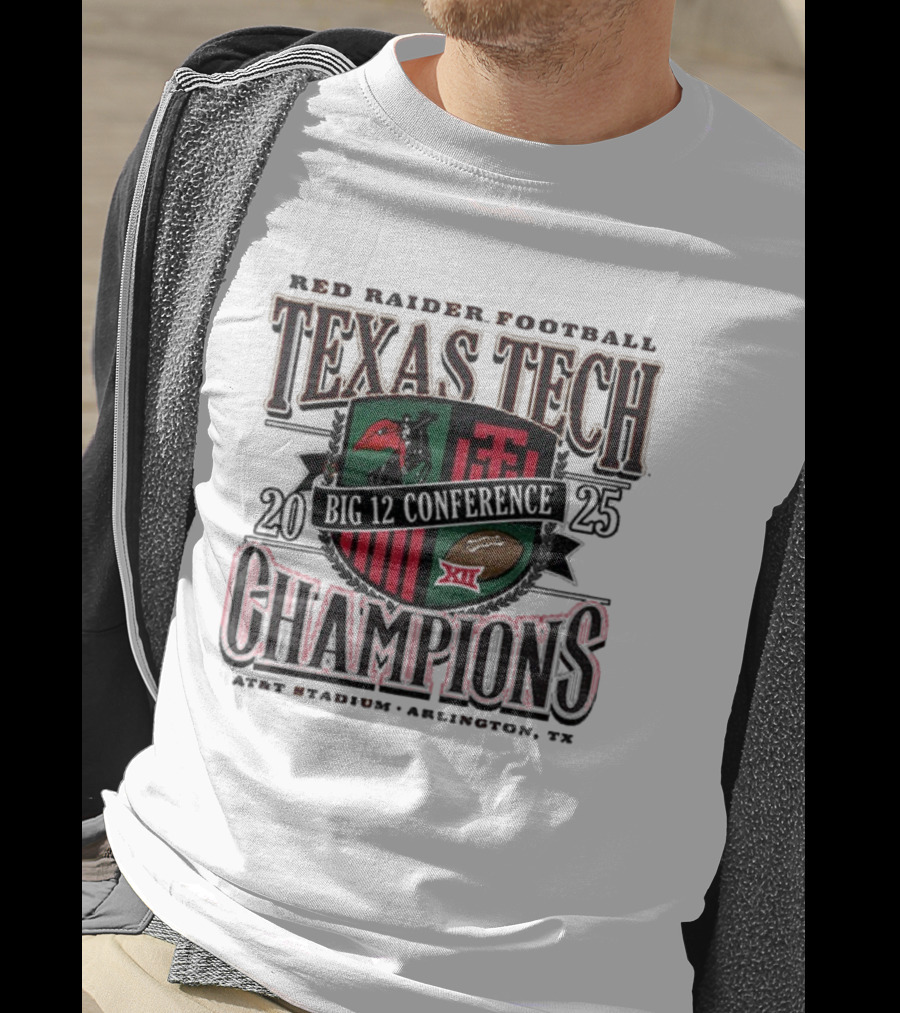 Texas Tech Red Raiders Football 2025 Champions Arlington TX T-Shirt