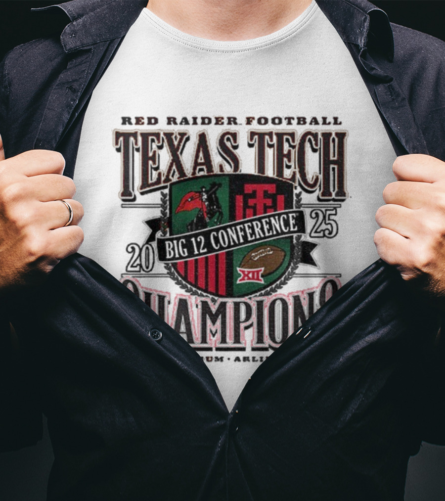 Texas Tech Red Raiders Football 2025 Champions Arlington TX T-Shirt