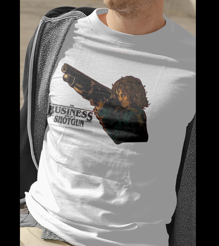 The Business End Of A Shotgun International Symbol Of Kiss Your Ass Goodbye T-Shirt