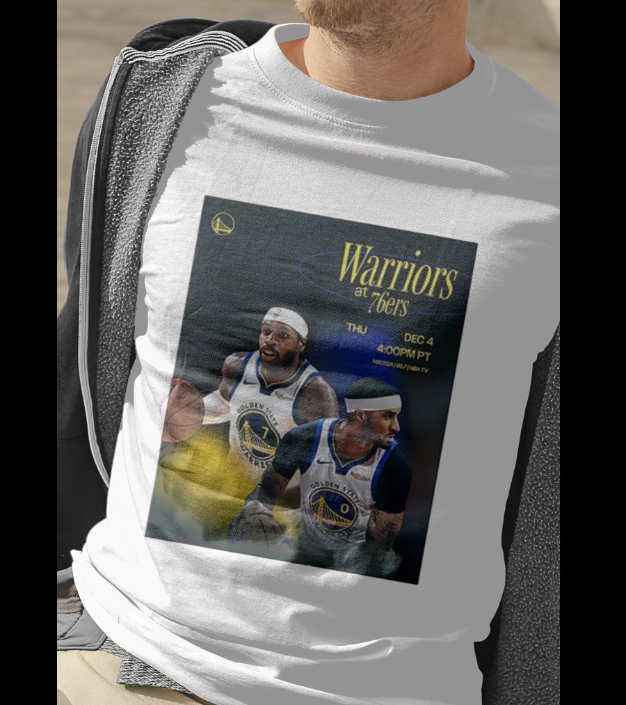 Warriors At 76ers Thu Dec 4 4:00 PM PT NBA TV T-Shirt