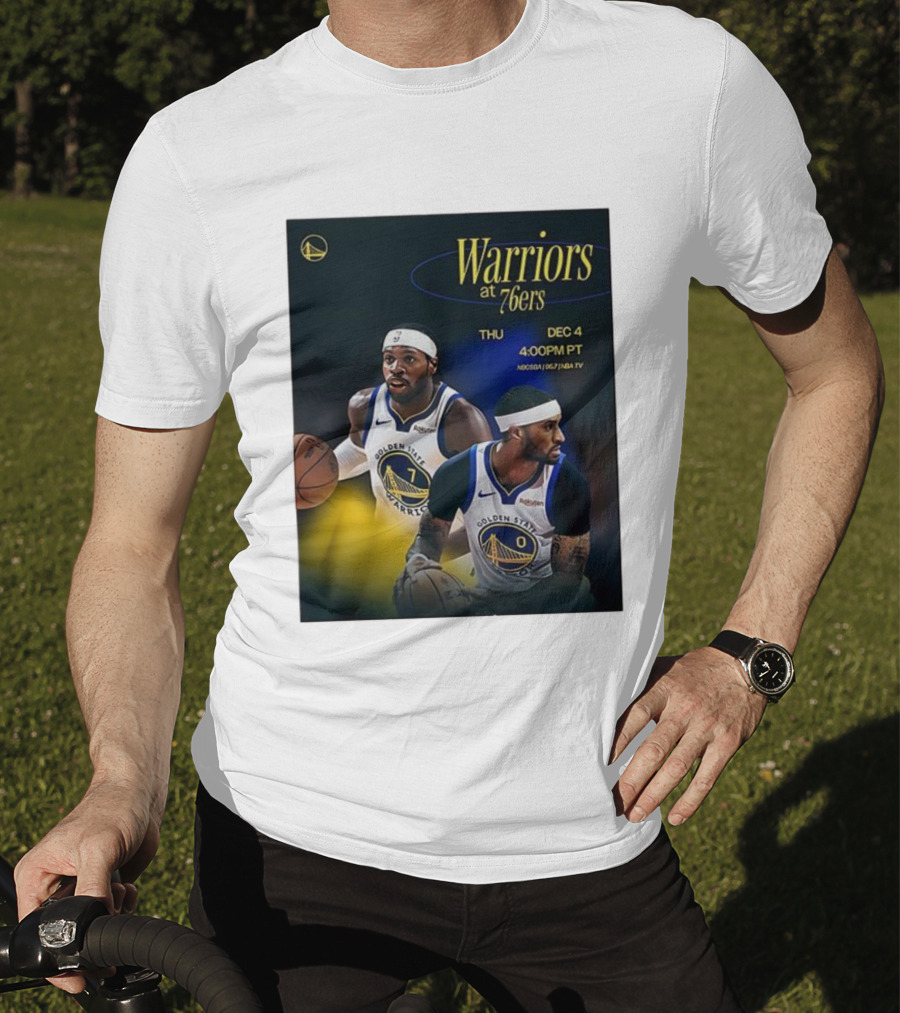 Warriors At 76ers Thu Dec 4 4:00 PM PT NBA TV T-Shirt