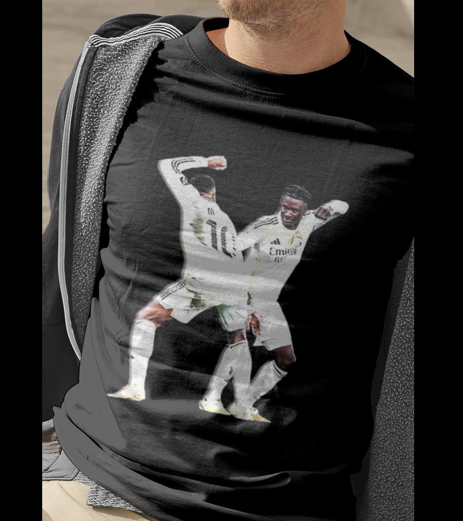 Kylian Mbappé Eduardo Camavinga Real Madrid Celebration T-Shirt