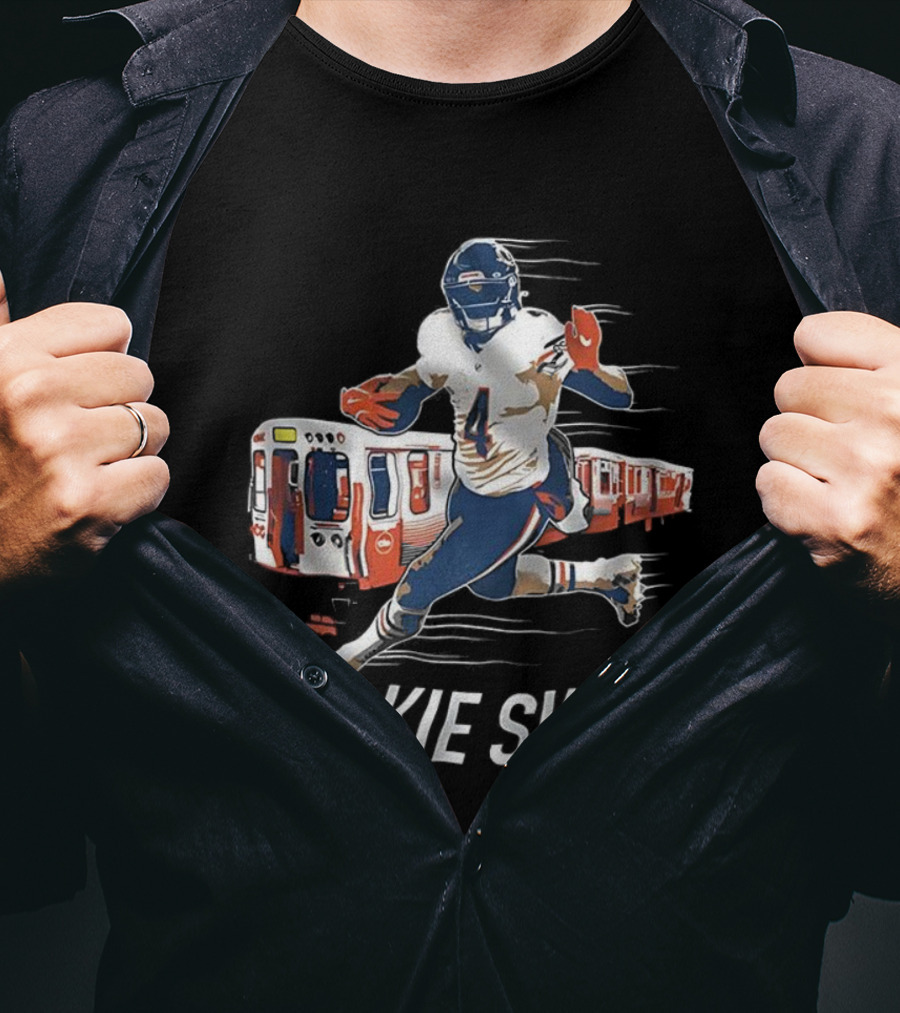 D’Andre Swift Chicago Football Skokie Swift Train Player Mashup T-Shirt