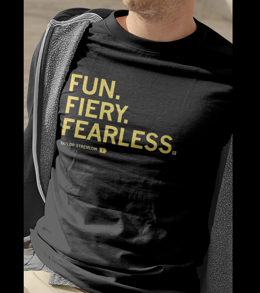 Taylor Stremlow Fun Fiery Fearless Iowa Hawkeyes Basketball T-Shirt