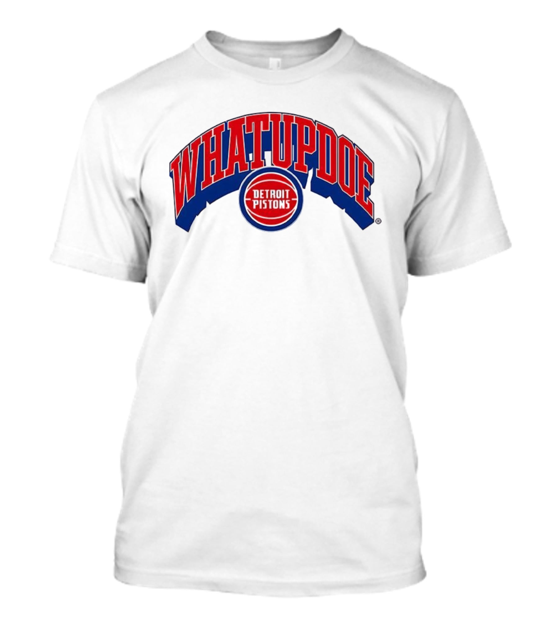 Whatupdoe Detroit Pistons Basketball T-Shirt