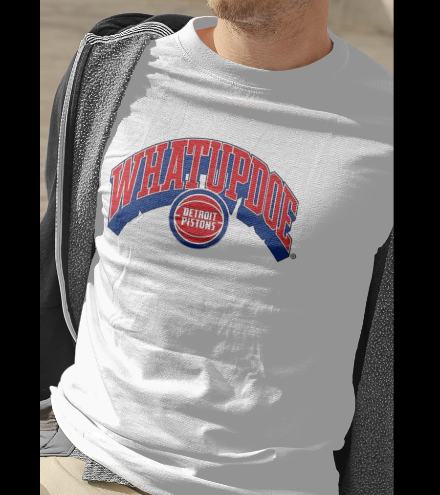 Whatupdoe Detroit Pistons Basketball T-Shirt