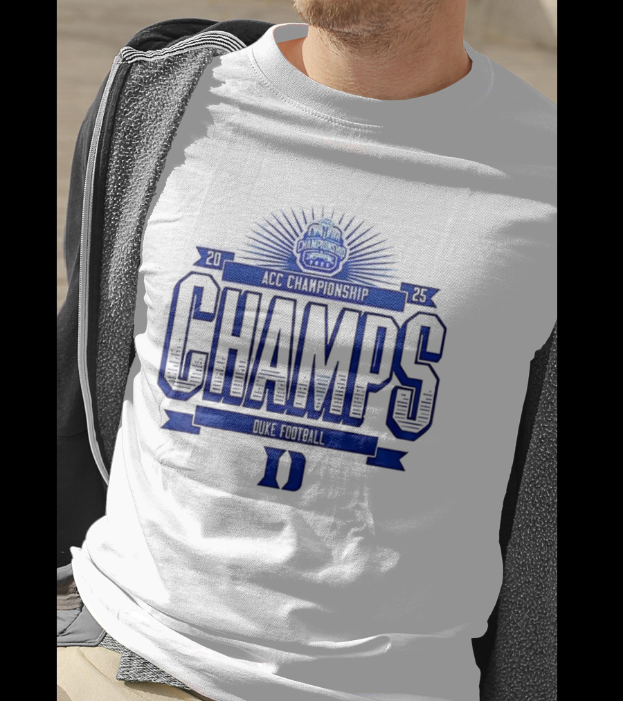Duke Football ACC Championship Champs 2025 T-Shirt