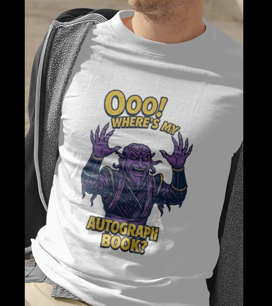 Ivan Ooze Ooo Where's My Autograph Book T-Shirt