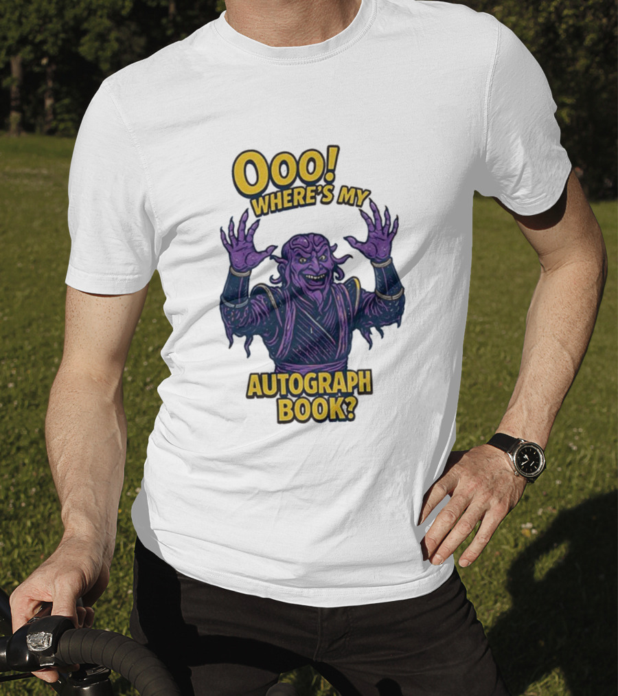 Ivan Ooze Ooo Where's My Autograph Book T-Shirt