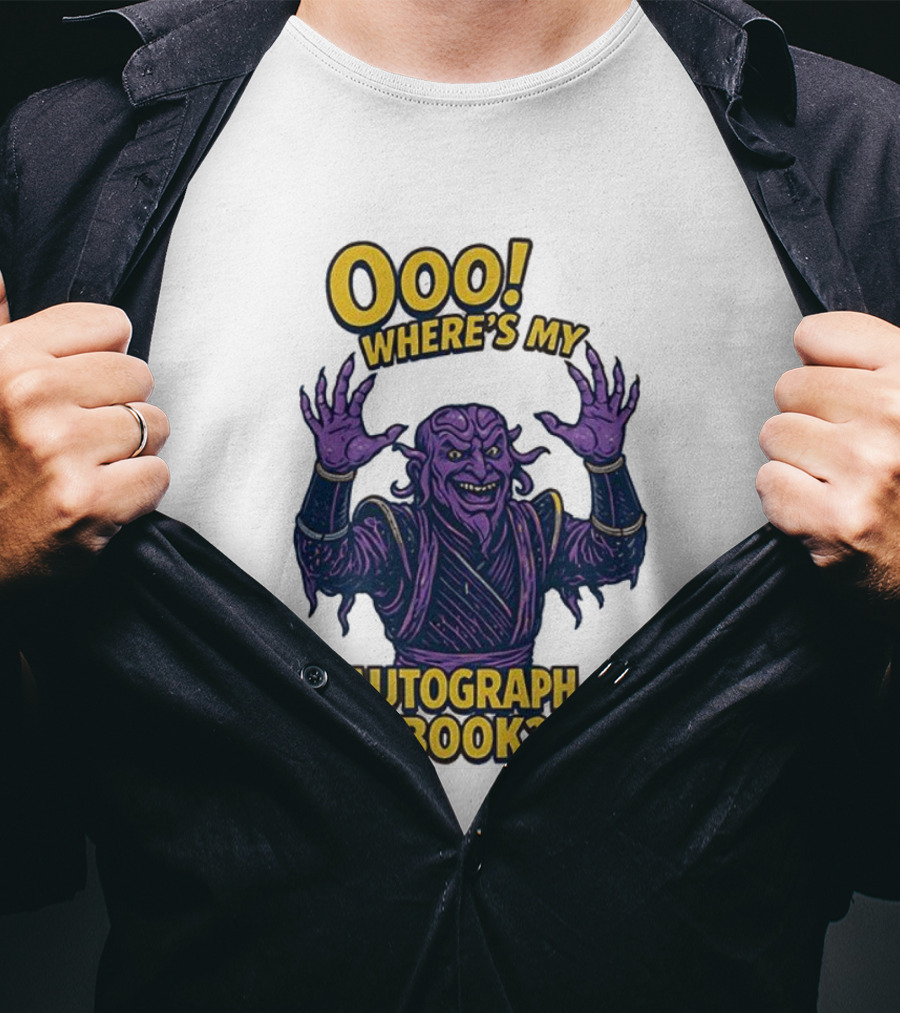 Ivan Ooze Ooo Where's My Autograph Book T-Shirt