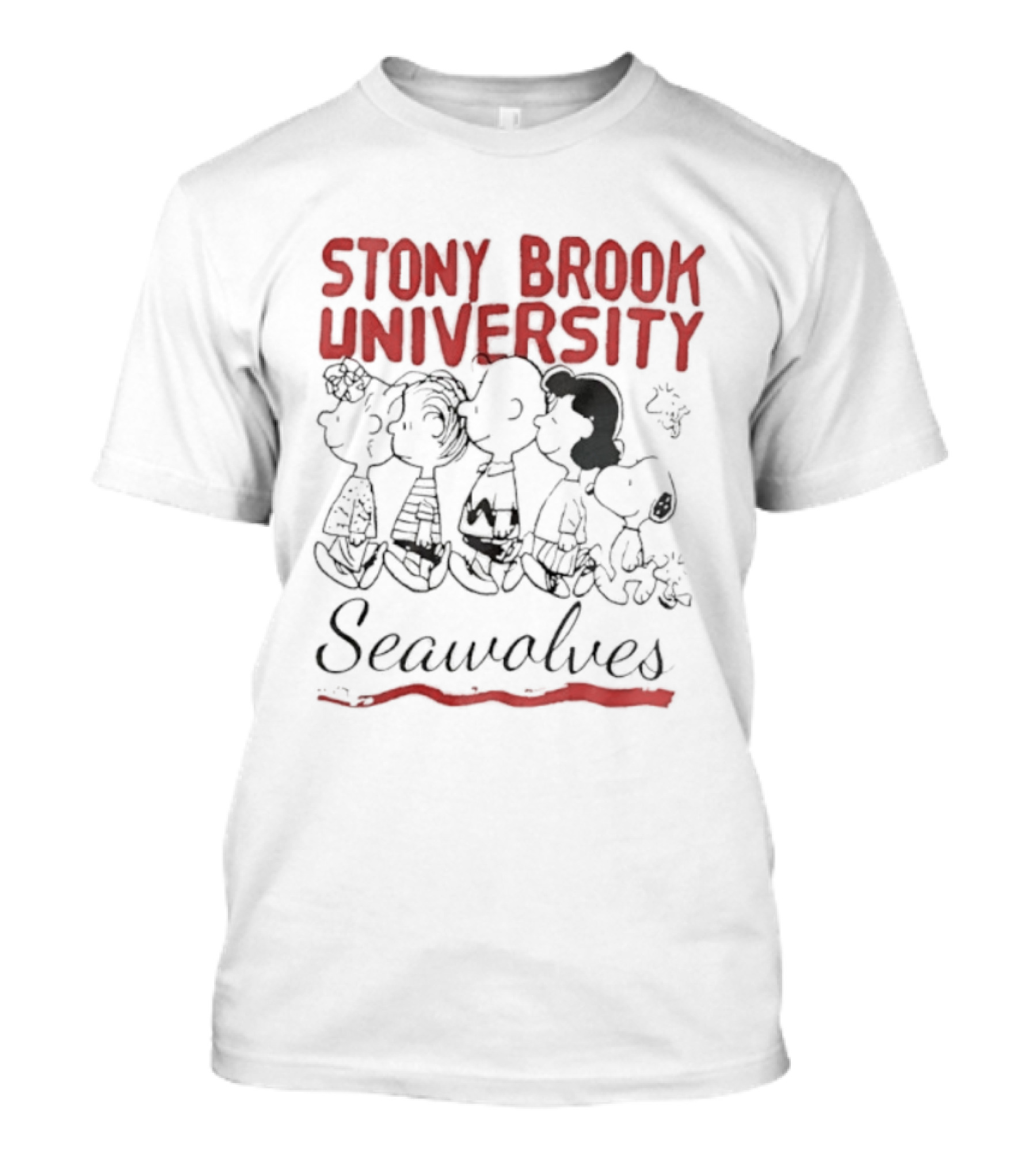Stony Brook University Peanuts Gang Seawolves T-Shirt