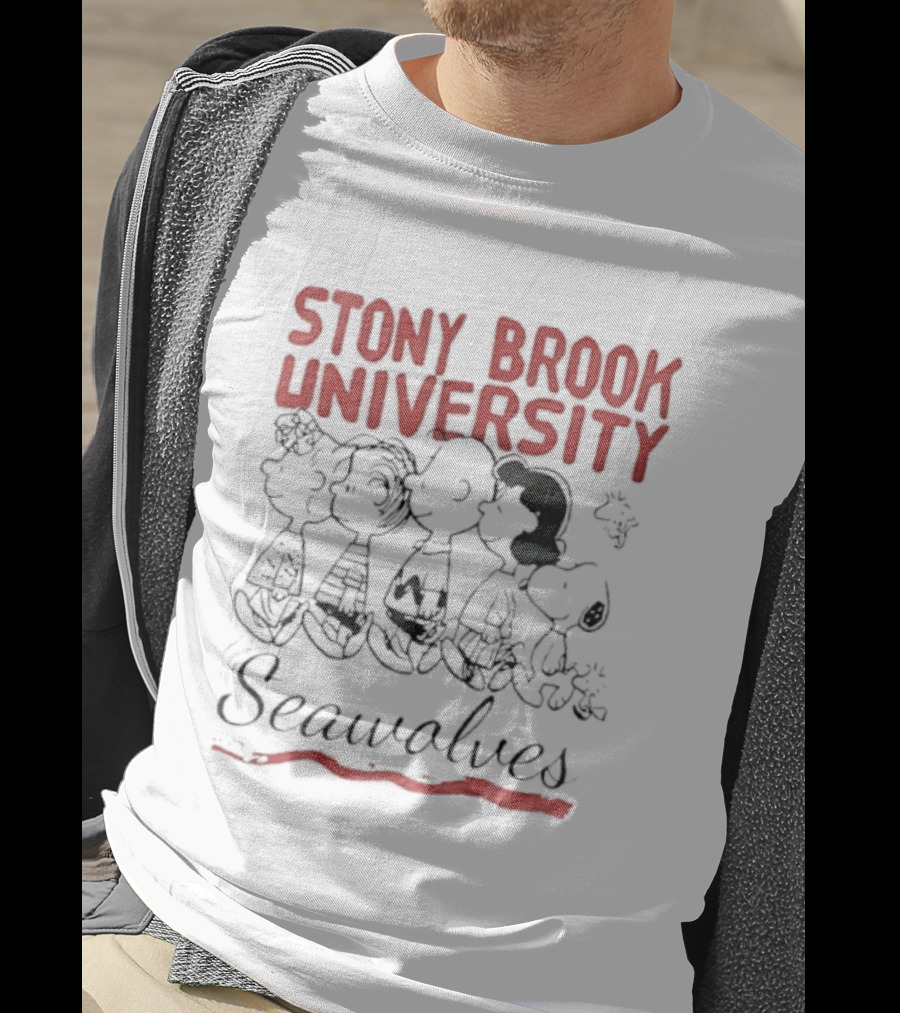 Stony Brook University Peanuts Gang Seawolves T-Shirt