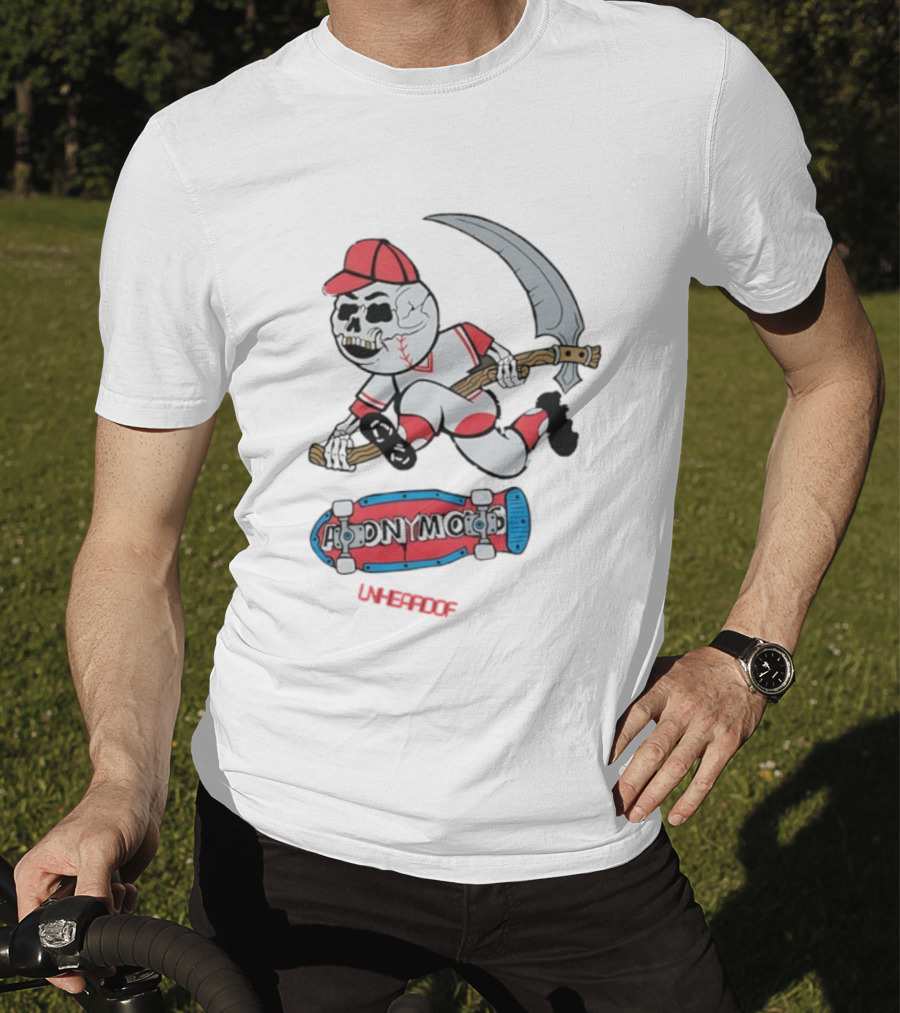 Unheardof Andymac Reaper Skater Baseball T-Shirt