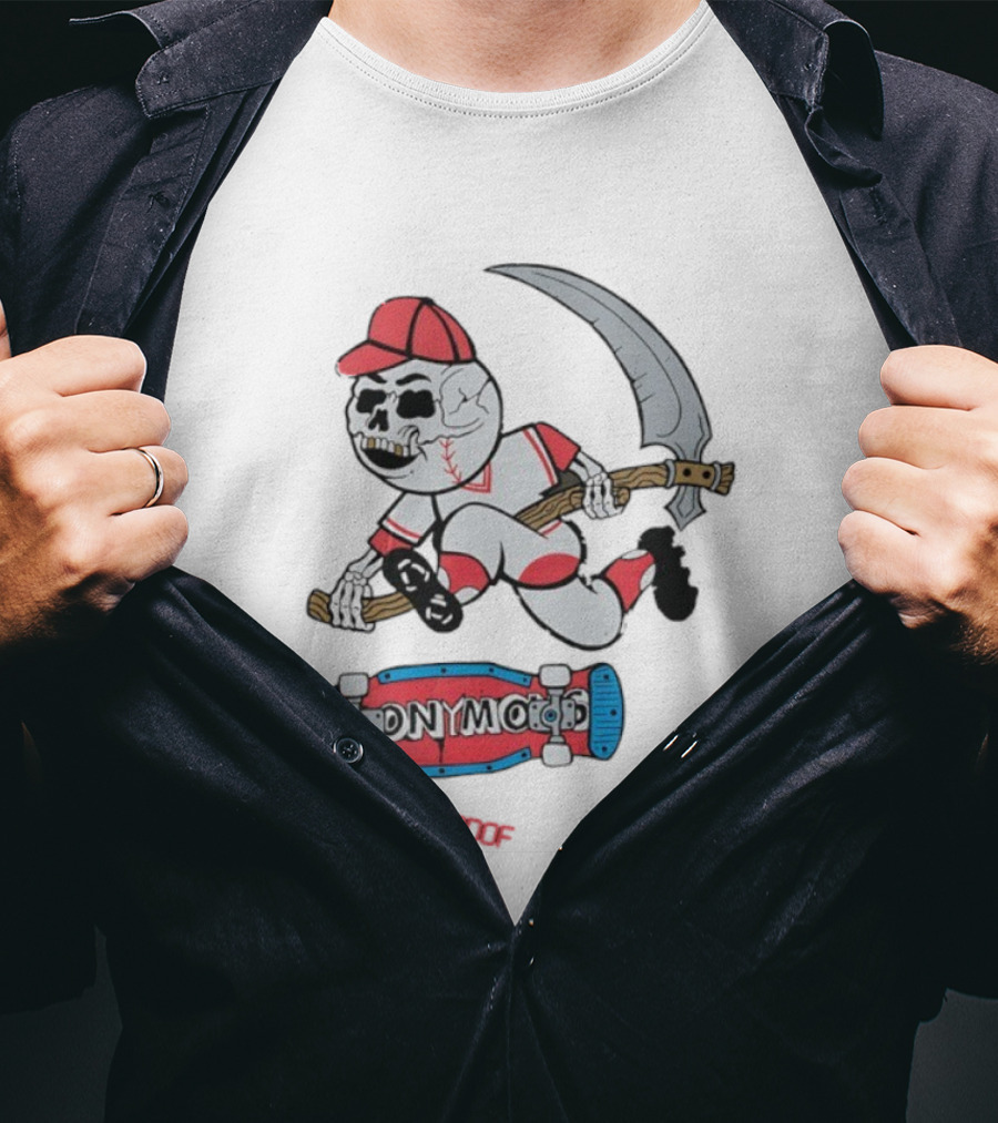 Unheardof Andymac Reaper Skater Baseball T-Shirt