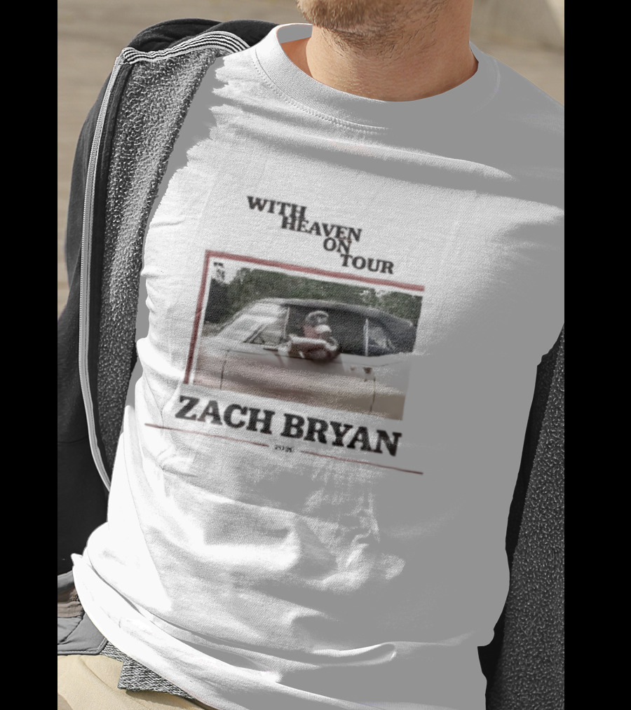 Zach Bryan With Heaven On Tour 2026 T-Shirt