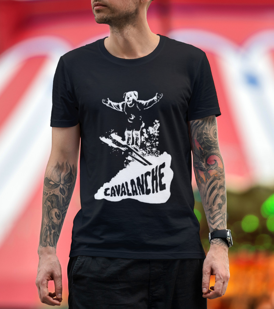 Cleveland Cavaliers Cavalanche Moondog Ski Mascot Adventure T-Shirt