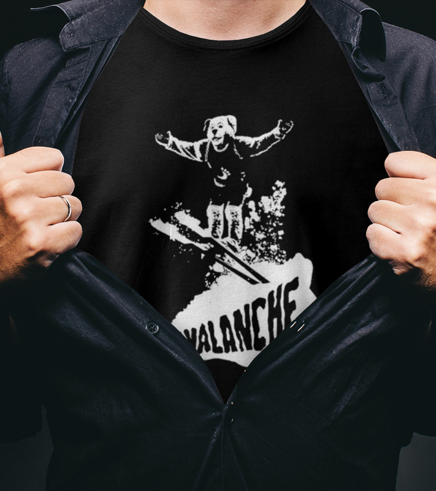 Cleveland Cavaliers Cavalanche Moondog Ski Mascot Adventure T-Shirt