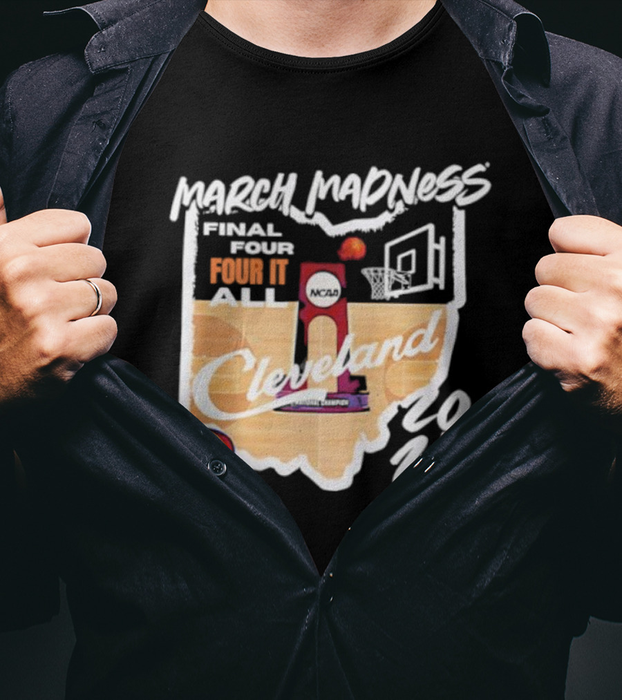 2025 NCAA March Madness Final Four Cleveland Women's Basketball 23 T-Shirt