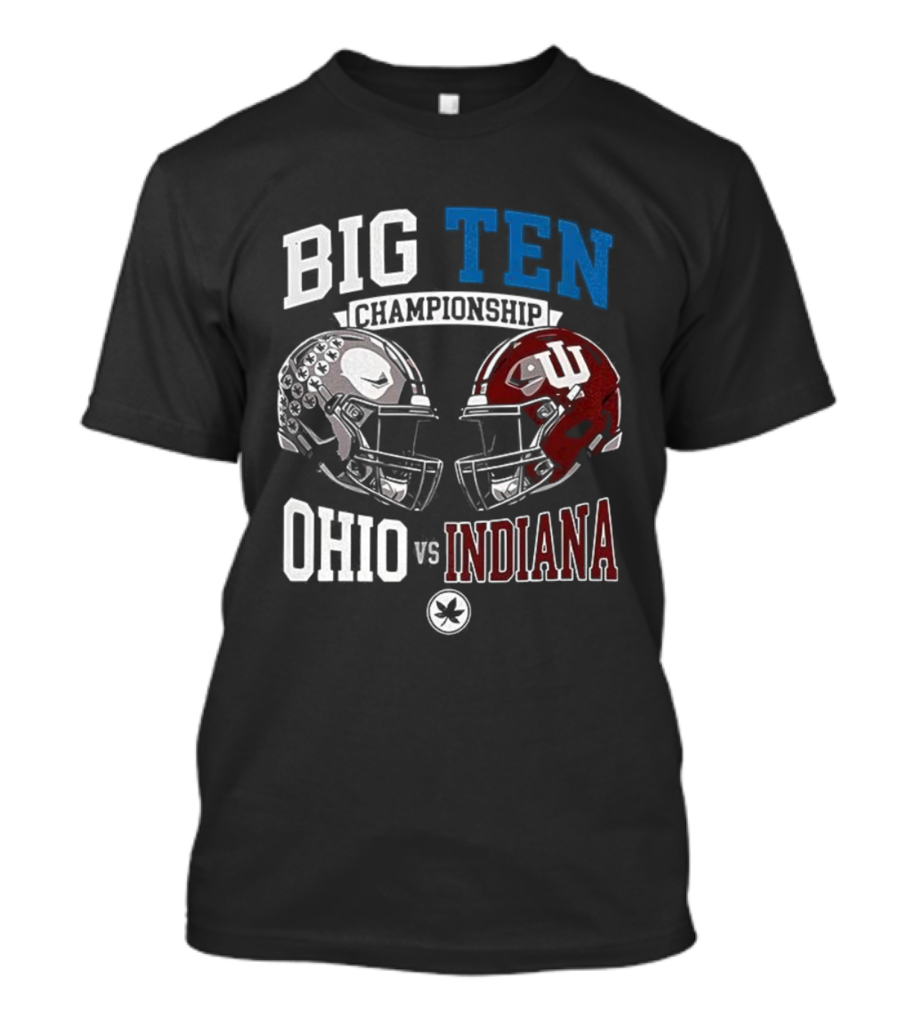 Big Ten Championship Ohio Indiana Football Helmets Showdown T-Shirt