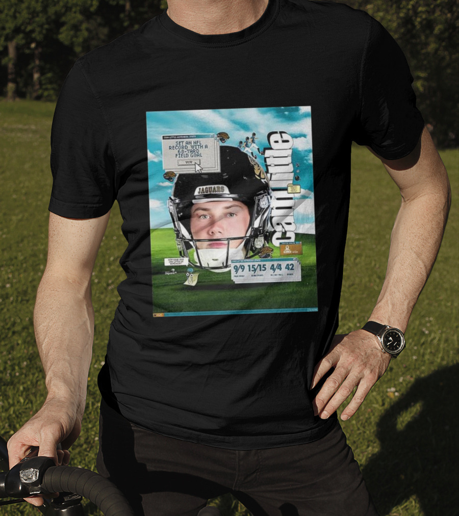 Cam Little 68-Yard Field Goal Record NFL Jaguars Kicker Wow T-Shirt