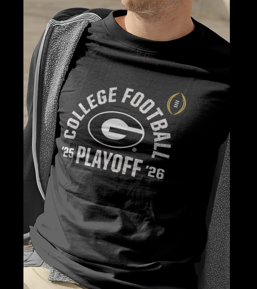 College Football Playoff Georgia Bulldogs '25-'26 Football T-Shirt