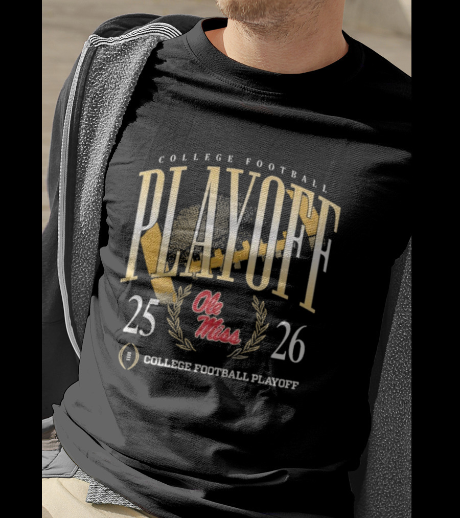 Ole Miss Rebels 2025 2026 College Football Playoff Championship T-Shirt