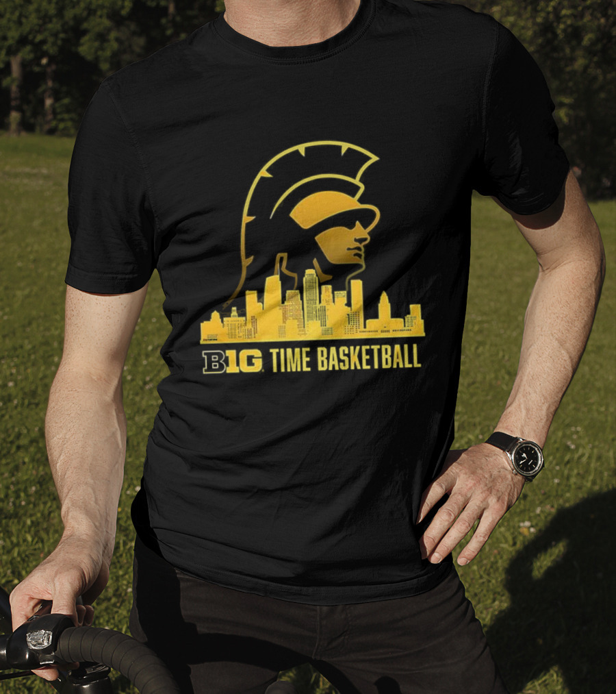 B1G Time Basketball Trojan City Skyline USC Men’s Basketball T-Shirt