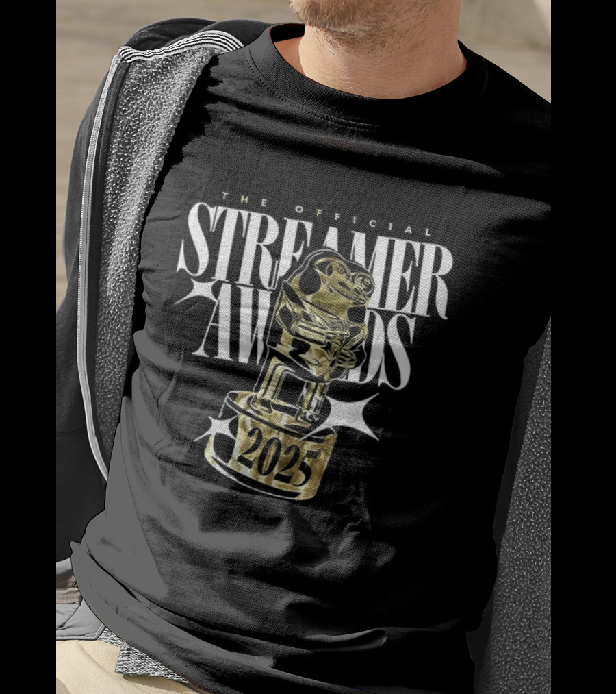 The Official Streamer Awards 2025 Golden Trophy T-Shirt