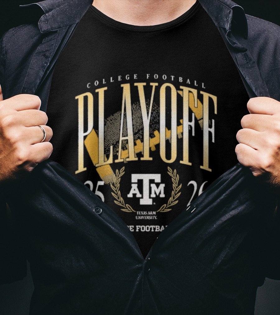 Texas A&M Aggies 2025 2026 College Football Playoff Championship T-Shirt