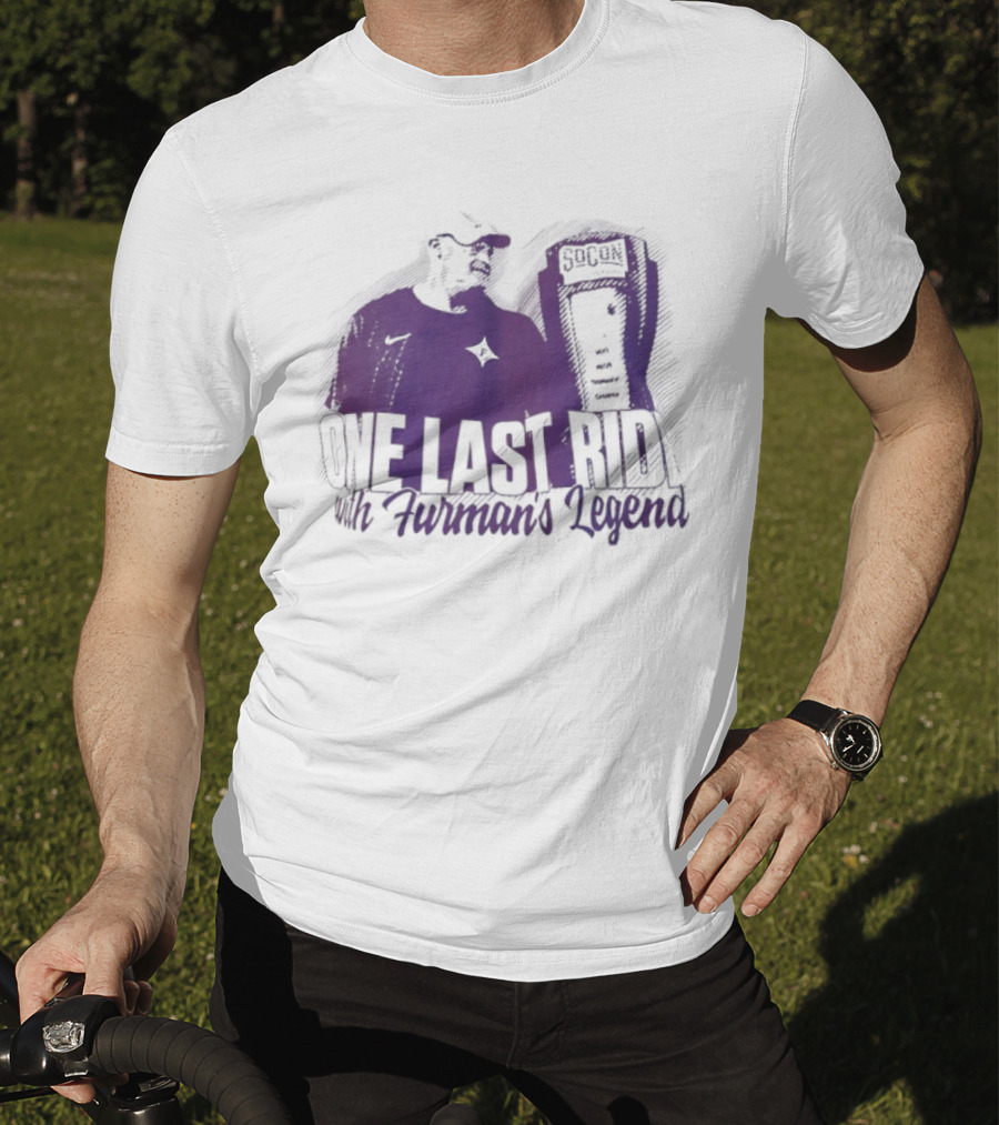 Furman Paladins Football One Last Ride With Furman’s Legend SoCon Championship Icon T-Shirt